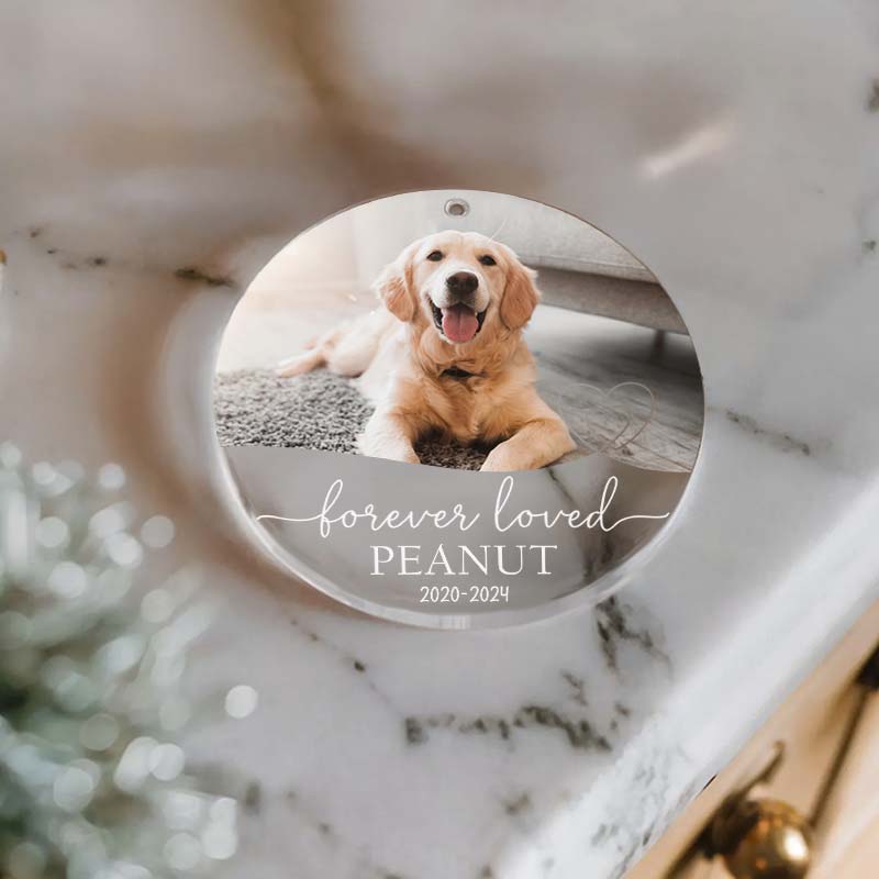 Forever Loved - Gift For Pet Lovers - Personalized Acrylic Ornament