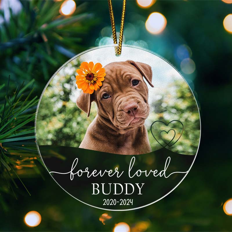 Forever Loved - Gift For Pet Lovers - Personalized Acrylic Ornament
