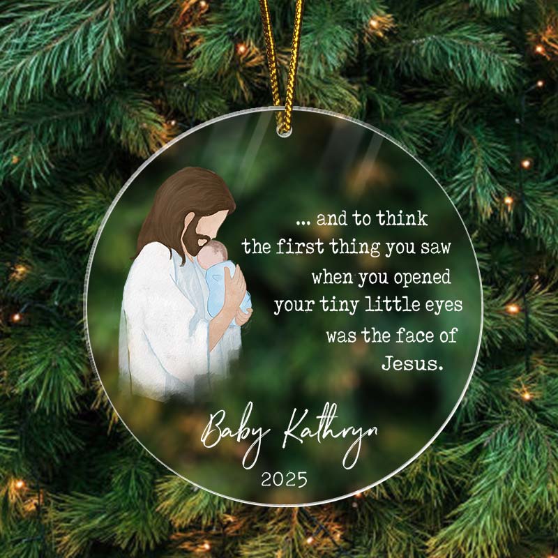 Baby Remembrance - In Loving Memory Baby Gift - Personalized Acrylic Ornament