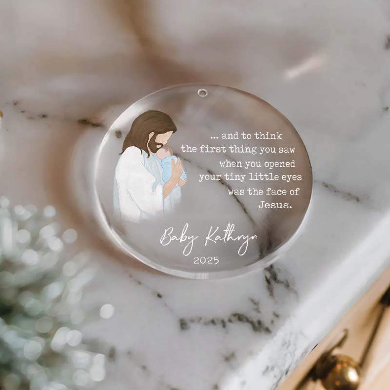 Baby Remembrance - In Loving Memory Baby Gift - Personalized Acrylic Ornament