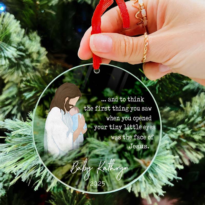 Baby Remembrance - In Loving Memory Baby Gift - Personalized Acrylic Ornament