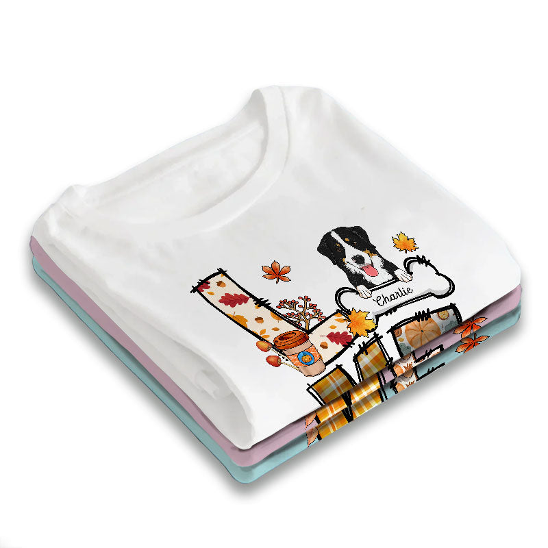 Pumpkin Spice & Pets - Gift For Pet Lovers - Personalized T-Shirt