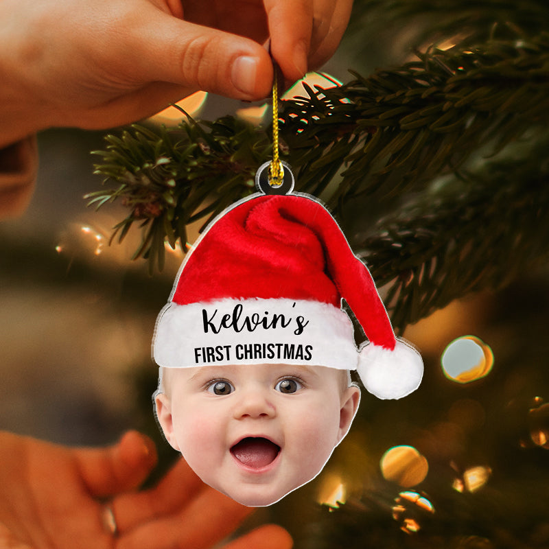 Baby's First Christmas - Personalized Acrylic Photo Ornament