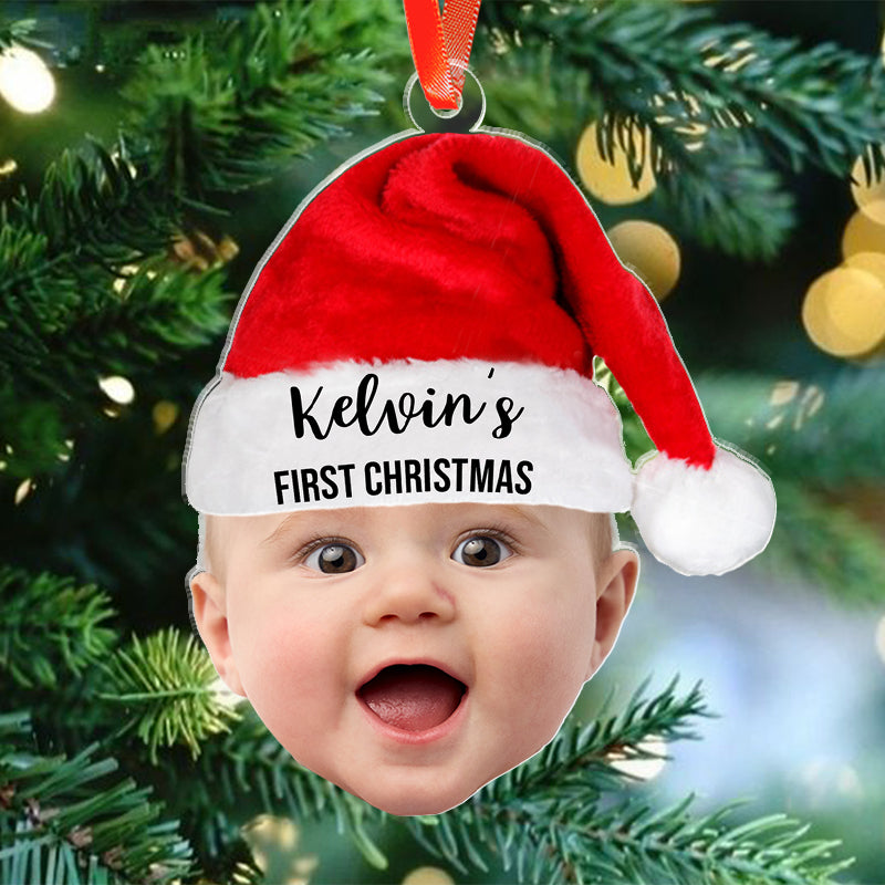Baby's First Christmas - Personalized Acrylic Photo Ornament