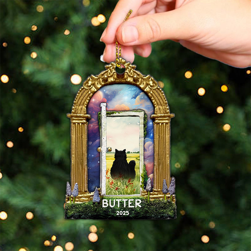 Magical Gateway - Pet Memorial, Pet Loss Gift - Personalized 2-Layered Mix Ornament