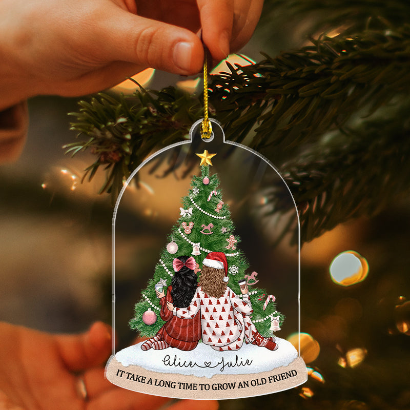 It Take A Long Time To Grow An Old Friend - Personalized Acrylic Ornament