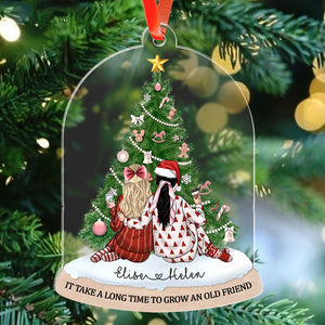 It Take A Long Time To Grow An Old Friend - Personalized Acrylic Ornament