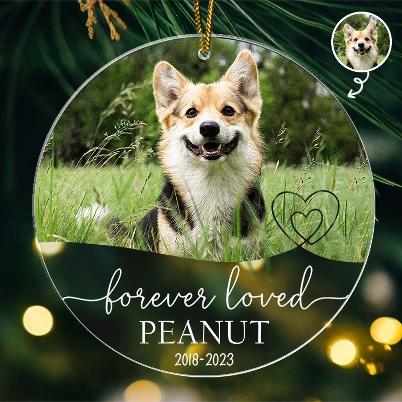 Forever Loved - Gift For Pet Lovers - Personalized Acrylic Ornament