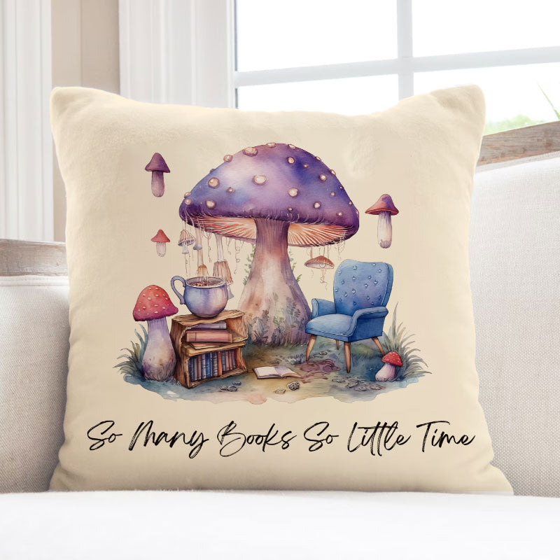 Cozy Reading Nook - Book Lover Gift, Literary Decor - Personalized Pillow