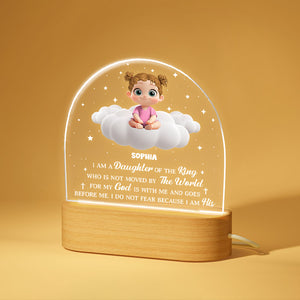 Child Of God - Faith & Inspiration For Kids, Christian Night Light - Personalized LED Light