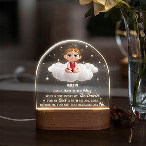 Child Of God - Faith & Inspiration For Kids, Christian Night Light - Personalized LED Light