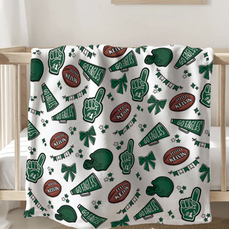 Football Team, Footbal Players - Personalized Blanket