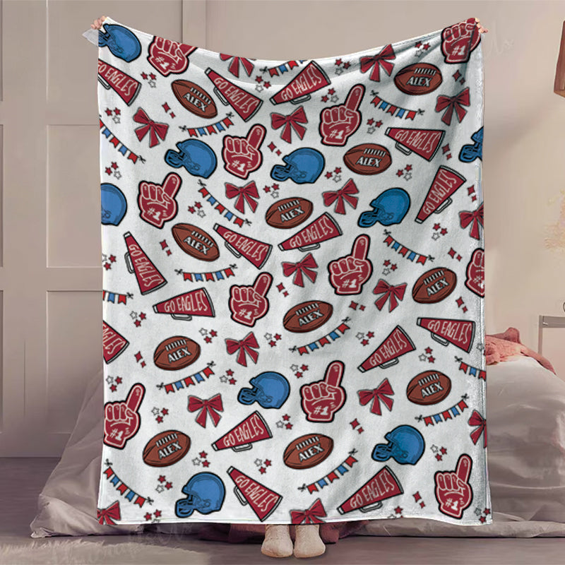 Football Team, Footbal Players - Personalized Blanket