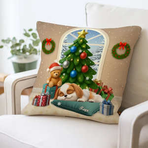 Sleeping Pet - Gift For Cat Lovers, Dog Lovers, Pet Lovers - Personalized Pillow