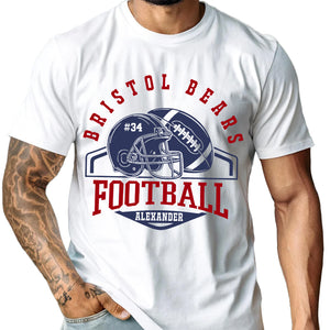 Football Team Spirit - Gift For Fans & Players, Game Day - Personalized T-Shirt