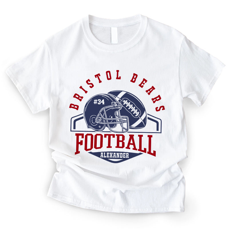 Football Team Spirit - Gift For Fans & Players, Game Day - Personalized T-Shirt