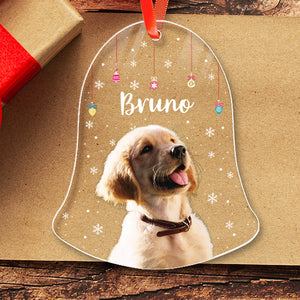 Custom Pet Photo - Christmas Gift For Pet Lovers - Personalized Acrylic Ornament