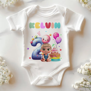 First Baby Birthday - Personalized Baby Onesie