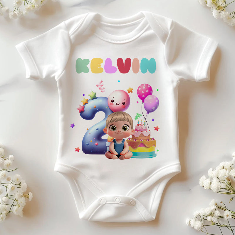 First Baby Birthday - Personalized Baby Onesie