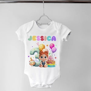 First Baby Birthday - Personalized Baby Onesie