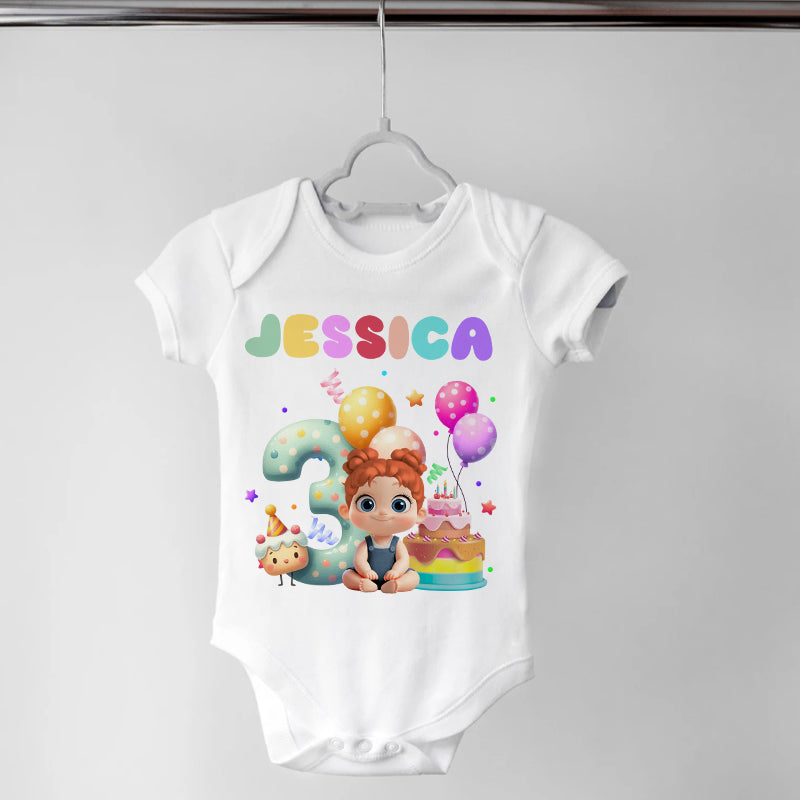 First Baby Birthday - Personalized Baby Onesie