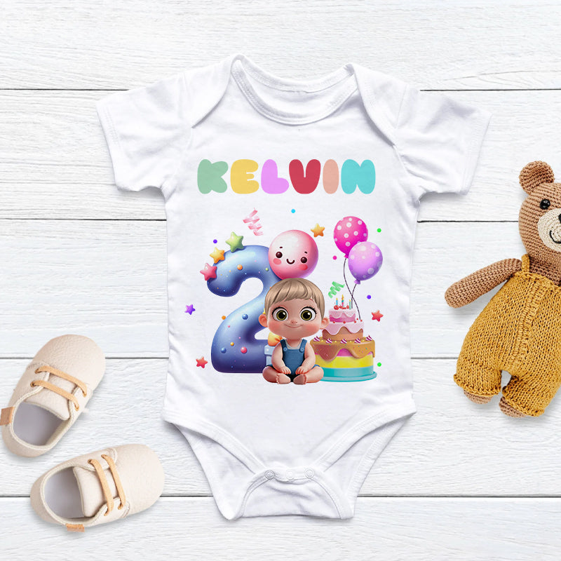 First Baby Birthday - Personalized Baby Onesie