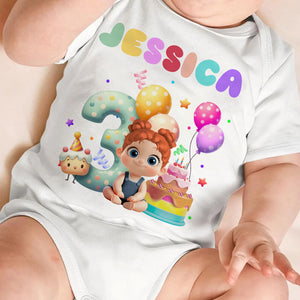 First Baby Birthday - Personalized Baby Onesie