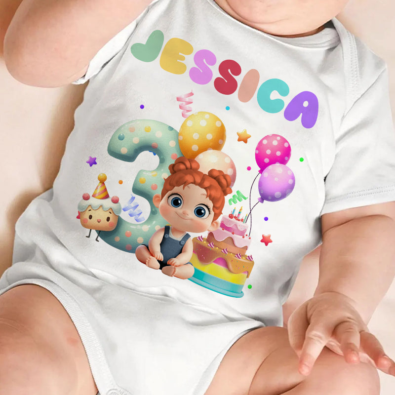 First Baby Birthday - Personalized Baby Onesie
