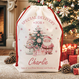 Special Delivery - Custom Christmas Gift For Kids - Personalized Christmas Bag