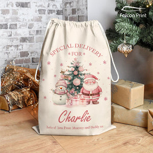 Special Delivery - Custom Christmas Gift For Kids - Personalized Christmas Bag