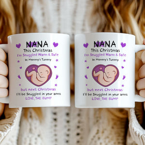 Baby Bump - Gift For Dad, Mom, Parents - Personalized Mug