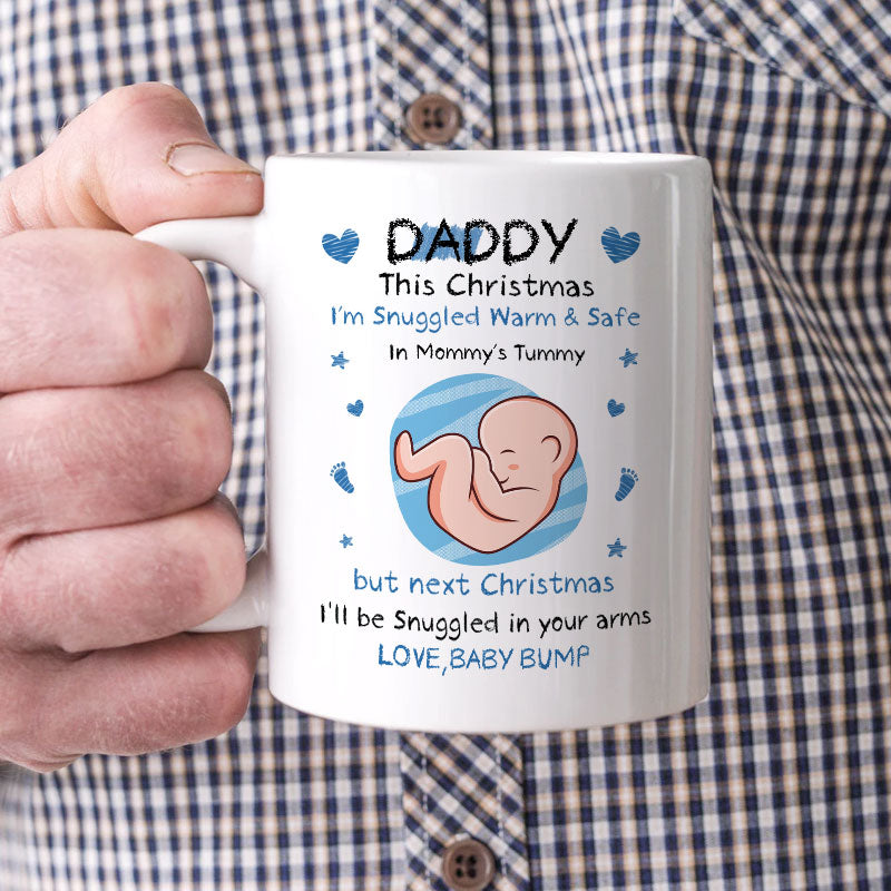 Baby Bump - Gift For Dad, Mom, Parents - Personalized Mug