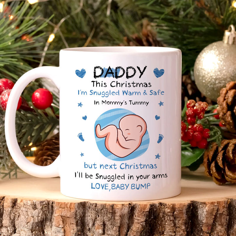 Baby Bump - Gift For Dad, Mom, Parents - Personalized Mug