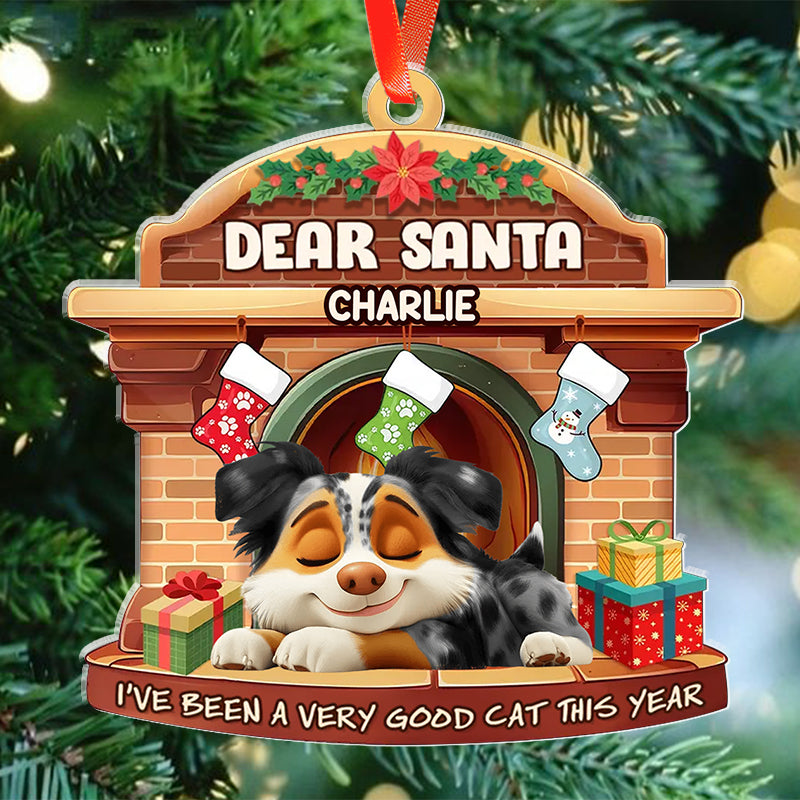I've Been Very Good Pets This Year - Personalized Acrylic Ornament