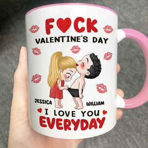 Funny Couple I Love You Everyday - Gift For Couples, Girlfriend, Boyfriend, Wife, Husband - Personalized Accent Mug
