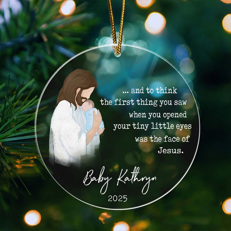Baby Remembrance - In Loving Memory Baby Gift - Personalized Acrylic Ornament