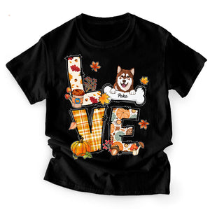 Pumpkin Spice & Pets - Gift For Pet Lovers - Personalized T-Shirt