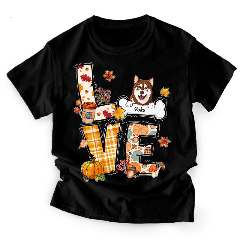Pumpkin Spice & Pets - Gift For Pet Lovers - Personalized T-Shirt