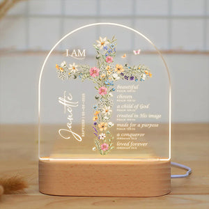 Child Of God - Bible Verse - Gifts For Women, Christian Gifts, Jesus Lover Gifts - Personalized LED Light