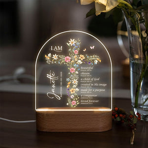 Child Of God - Bible Verse - Gifts For Women, Christian Gifts, Jesus Lover Gifts - Personalized LED Light