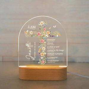 Child Of God - Bible Verse - Gifts For Women, Christian Gifts, Jesus Lover Gifts - Personalized LED Light