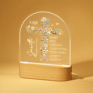 Child Of God - Bible Verse - Gifts For Women, Christian Gifts, Jesus Lover Gifts - Personalized LED Light