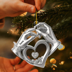 Anniversary Wedding Gifts For Couples - Personalized Acrylic Orrnament