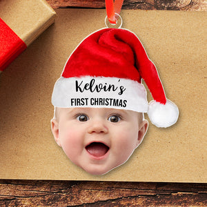 Baby's First Christmas - Personalized Acrylic Photo Ornament