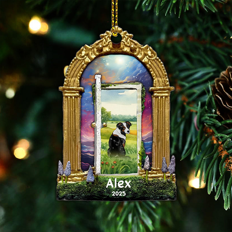 Magical Gateway - Pet Memorial, Pet Loss Gift - Personalized 2-Layered Mix Ornament