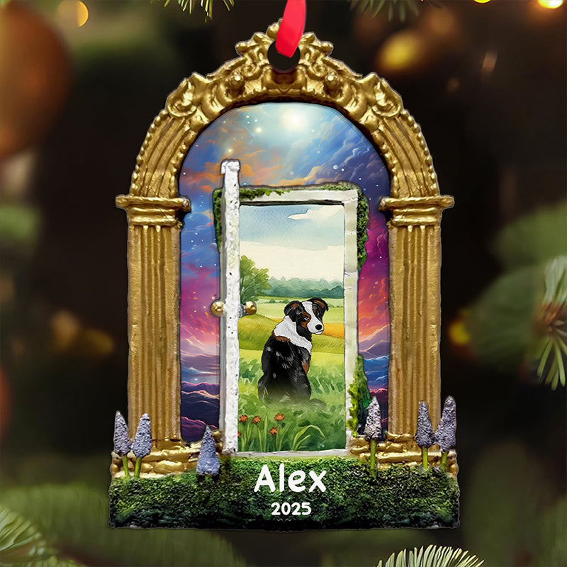 Magical Gateway - Pet Memorial, Pet Loss Gift - Personalized 2-Layered Mix Ornament