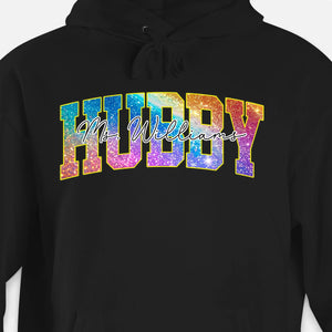 Wifey Pattern Wiffey - Gift For Husband, Wife, Boyfriend, Girlfriend, Couple - Personalized Hoodie