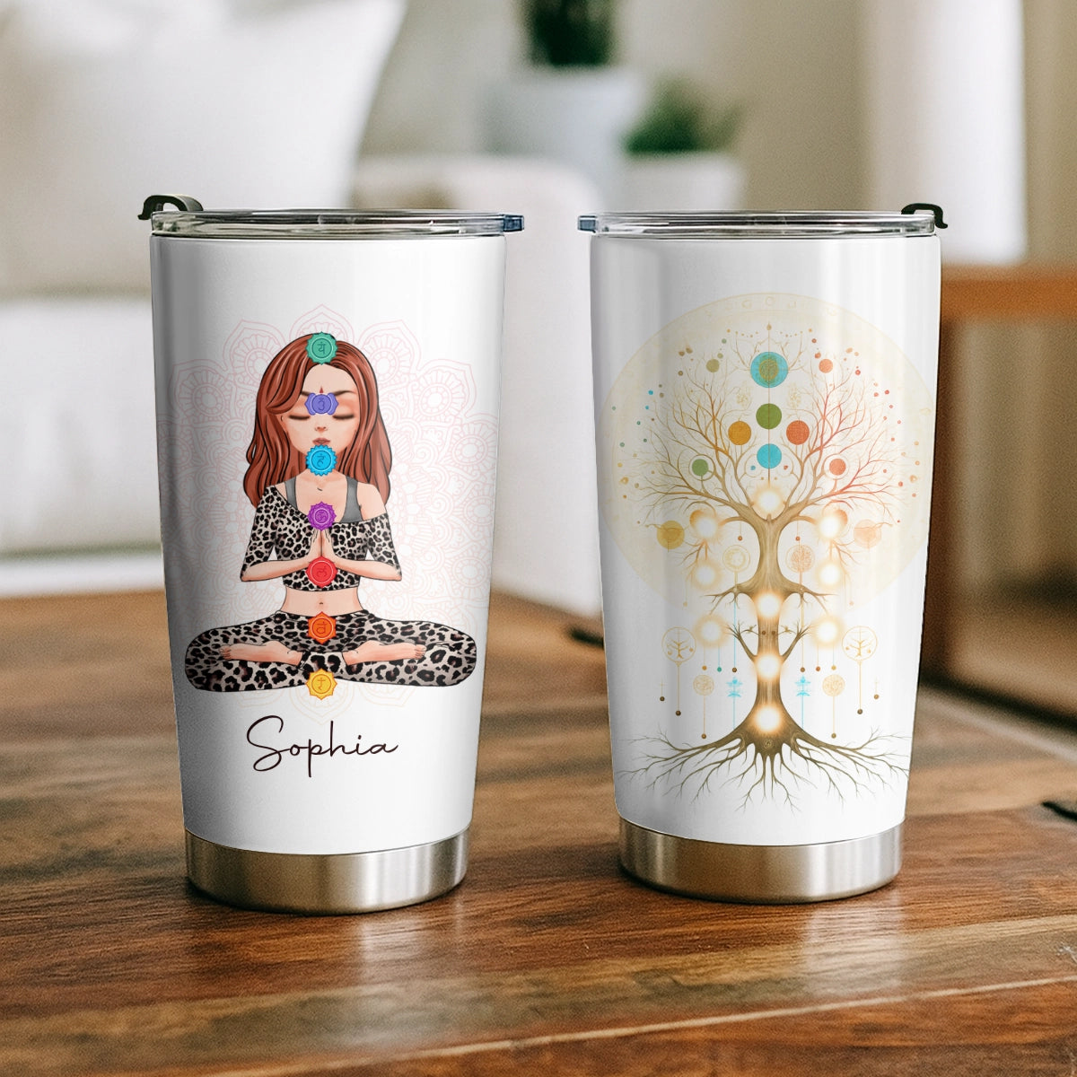 Meditation Spiritual - Yoga Lovers, Meditation Lovers, Self-care Gift - Personalized Tumbler