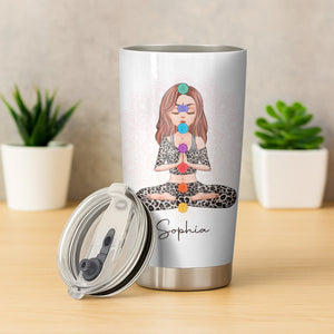 Meditation Spiritual - Yoga Lovers, Meditation Lovers, Self-care Gift - Personalized Tumbler