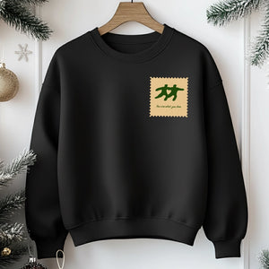 Minimalist Stamp You Are What You Love - Minimal Patch, Gift For Couple - Personalized T-Shirt